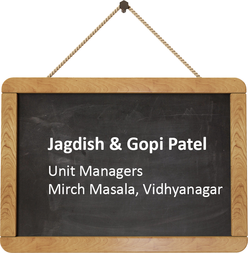 Mirch Masala Unit Manager Vidhyanagar