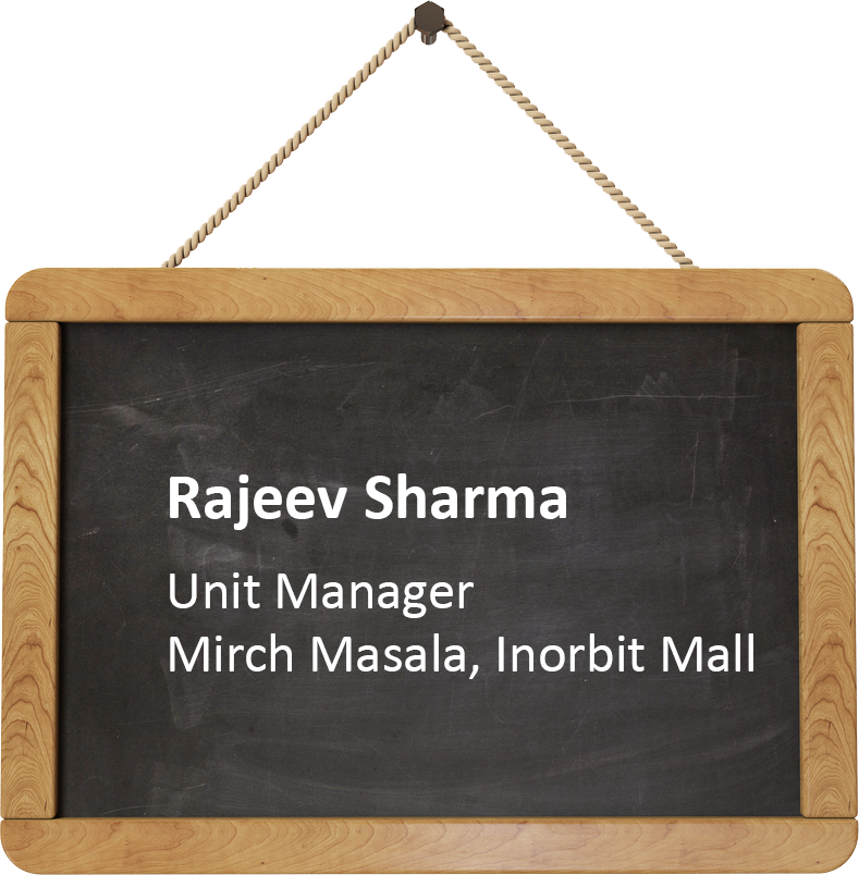Mirch Masala Unit Manager Inorbit Mall